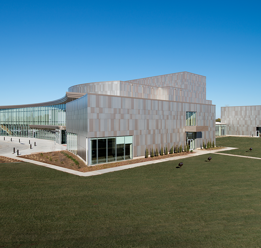 Curved Architectural Metal Panel Installation