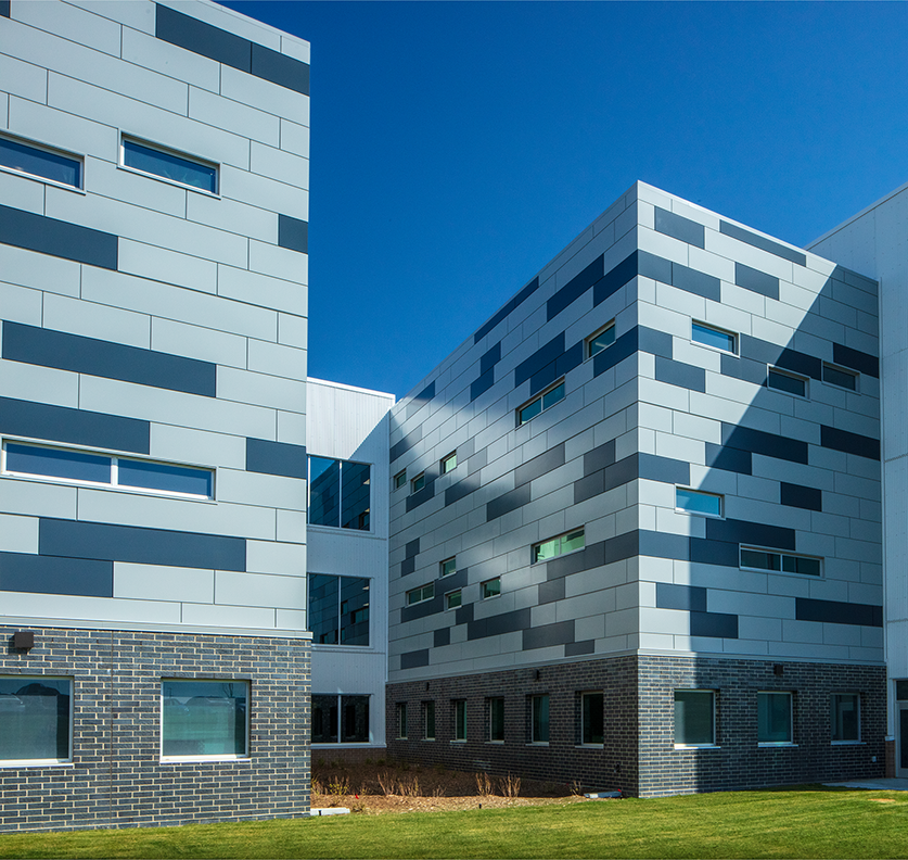 Patterned Metal Facade Architectural Installation